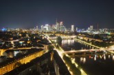 Archiv Foto Webcam Panoramablick auf die Skyline Frankfurt 23:00