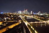 Archiv Foto Webcam Panoramablick auf die Skyline Frankfurt 20:00