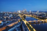 Archiv Foto Webcam Panoramablick auf die Skyline Frankfurt 22:00