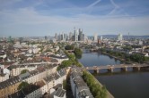Archiv Foto Webcam Panoramablick auf die Skyline Frankfurt 02:00