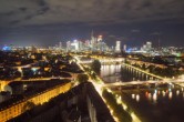 Archived image Webcam Panoramic View over to the Skyline of Frankfurt 01:00