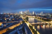 Archived image Webcam Panoramic View over to the Skyline of Frankfurt 03:00