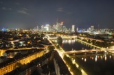 Archiv Foto Webcam Panoramablick auf die Skyline Frankfurt 23:00