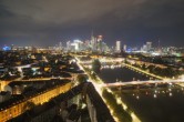 Archiv Foto Webcam Panoramablick auf die Skyline Frankfurt 23:00