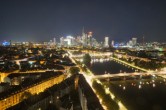 Archiv Foto Webcam Panoramablick auf die Skyline Frankfurt 23:00