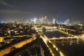 Archiv Foto Webcam Panoramablick auf die Skyline Frankfurt 23:00