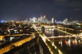 Archiv Foto Webcam Panoramablick auf die Skyline Frankfurt 23:00