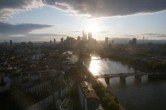 Archiv Foto Webcam Panoramablick auf die Skyline Frankfurt 19:00