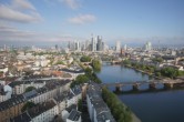 Archiv Foto Webcam Panoramablick auf die Skyline Frankfurt 07:00