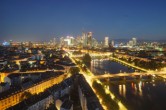 Archived image Webcam Panoramic View over to the Skyline of Frankfurt 03:00