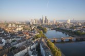 Archived image Webcam Panoramic View over to the Skyline of Frankfurt 05:00
