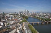 Archived image Webcam Panoramic View over to the Skyline of Frankfurt 09:00
