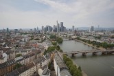 Archived image Webcam Panoramic View over to the Skyline of Frankfurt 13:00