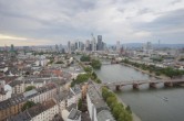Archived image Webcam Panoramic View over to the Skyline of Frankfurt 19:00