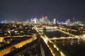 Archiv Foto Webcam Panoramablick auf die Skyline Frankfurt 23:00