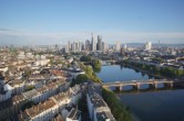 Archiv Foto Webcam Panoramablick auf die Skyline Frankfurt 06:00