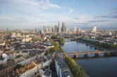 Archiv Foto Webcam Panoramablick auf die Skyline Frankfurt 05:00