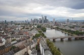 Archiv Foto Webcam Panoramablick auf die Skyline Frankfurt 19:00