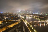 Archiv Foto Webcam Panoramablick auf die Skyline Frankfurt 23:00