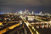 Archiv Foto Webcam Panoramablick auf die Skyline Frankfurt 23:00