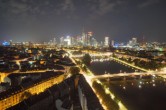 Archiv Foto Webcam Panoramablick auf die Skyline Frankfurt 01:00