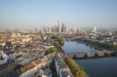Archiv Foto Webcam Panoramablick auf die Skyline Frankfurt 06:00