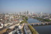 Archiv Foto Webcam Panoramablick auf die Skyline Frankfurt 08:00