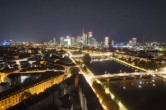 Archiv Foto Webcam Panoramablick auf die Skyline Frankfurt 01:00