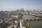 Archiv Foto Webcam Panoramablick auf die Skyline Frankfurt 13:00