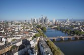 Archived image Webcam Panoramic View over to the Skyline of Frankfurt 07:00
