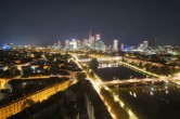 Archiv Foto Webcam Panoramablick auf die Skyline Frankfurt 01:00