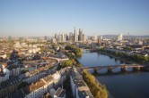 Archiv Foto Webcam Panoramablick auf die Skyline Frankfurt 06:00