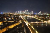 Archiv Foto Webcam Panoramablick auf die Skyline Frankfurt 23:00