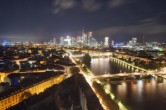 Archiv Foto Webcam Panoramablick auf die Skyline Frankfurt 01:00