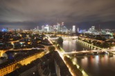 Archiv Foto Webcam Panoramablick auf die Skyline Frankfurt 03:00