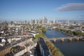 Archiv Foto Webcam Panoramablick auf die Skyline Frankfurt 08:00