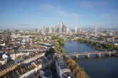 Archiv Foto Webcam Panoramablick auf die Skyline Frankfurt 07:00