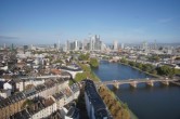 Archived image Webcam Panoramic View over to the Skyline of Frankfurt 08:00