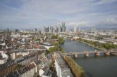 Archived image Webcam Panoramic View over to the Skyline of Frankfurt 09:00
