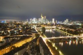 Archived image Webcam Panoramic View over to the Skyline of Frankfurt 19:00