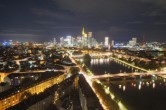 Archived image Webcam Panoramic View over to the Skyline of Frankfurt 21:00