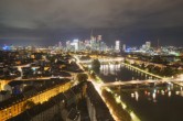 Archiv Foto Webcam Panoramablick auf die Skyline Frankfurt 23:00