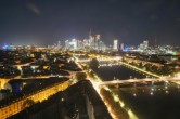 Archiv Foto Webcam Panoramablick auf die Skyline Frankfurt 01:00