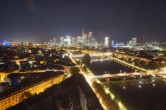 Archived image Webcam Panoramic View over to the Skyline of Frankfurt 03:00