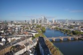 Archived image Webcam Panoramic View over to the Skyline of Frankfurt 08:00