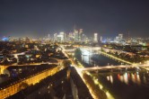 Archiv Foto Webcam Panoramablick auf die Skyline Frankfurt 23:00
