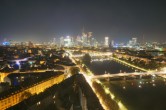 Archiv Foto Webcam Panoramablick auf die Skyline Frankfurt 01:00