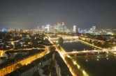 Archiv Foto Webcam Panoramablick auf die Skyline Frankfurt 23:00