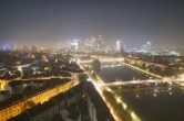 Archiv Foto Webcam Panoramablick auf die Skyline Frankfurt 01:00