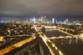 Archived image Webcam Panoramic View over to the Skyline of Frankfurt 01:00